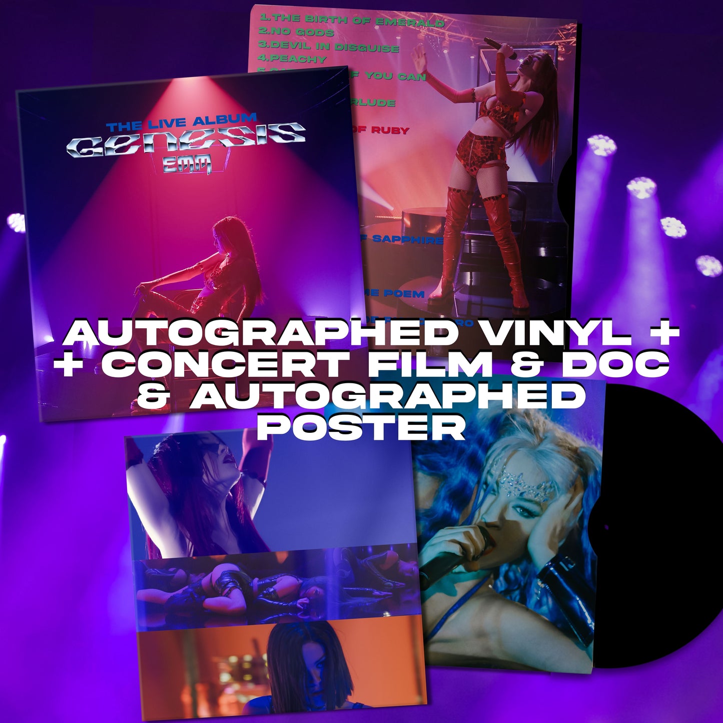 [LIMITED PRE-ORDER] GENESIS: Vinyl + Concert, Doc & Autographed Poster